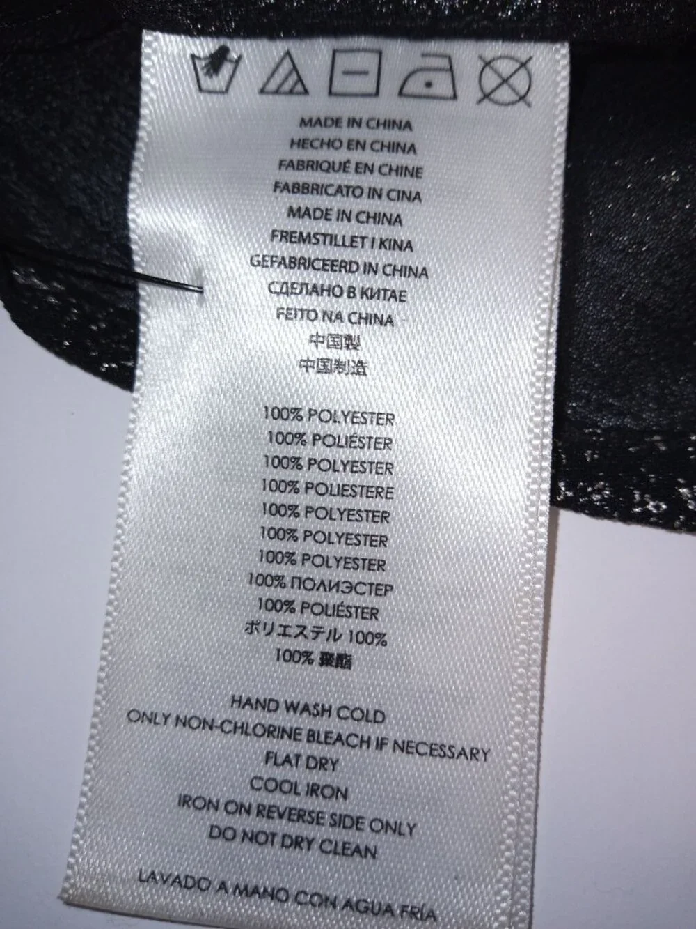 Michael Kors Women's Black/Silver Blouse Sz. M